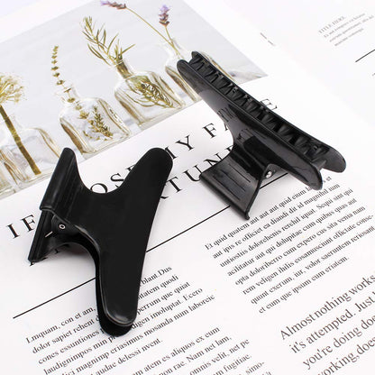 Premium plastic butterfly hair claw clips for daily skincare and makeup routines