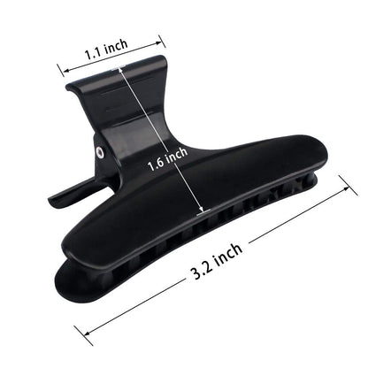 Side view of the three point two inch professional salon hair pins