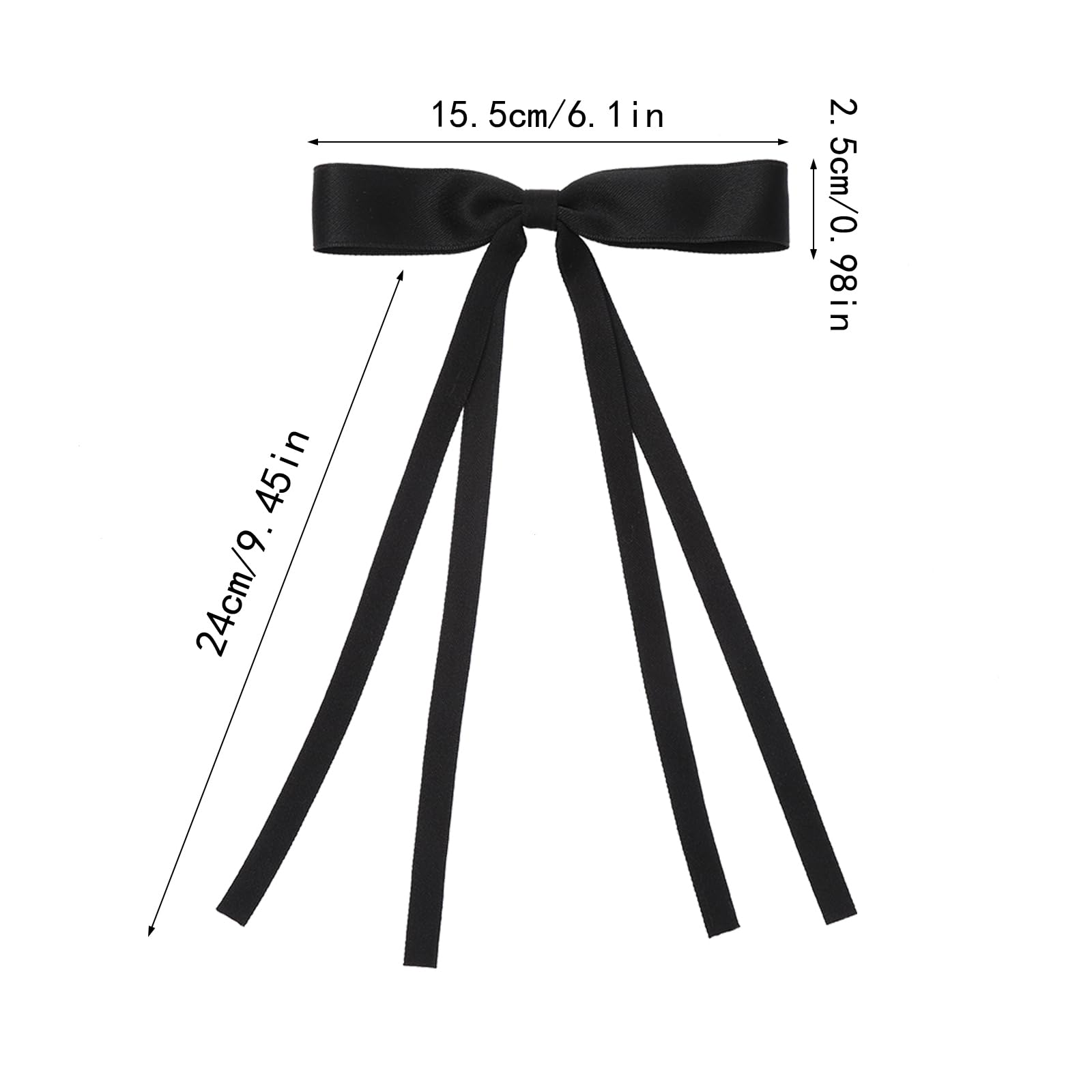 Close up of premium non slip metal alligator clip mechanism on ribbon hair bow