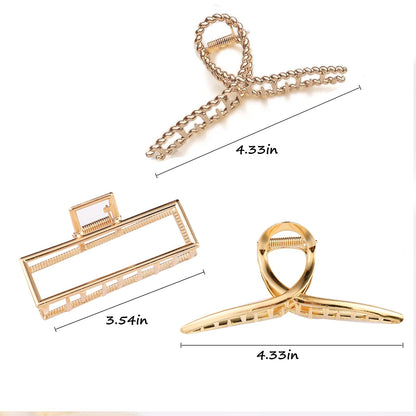 Large non slip hair catch barrette jaw clamp highlighting the sixteen teeth design for thick hair