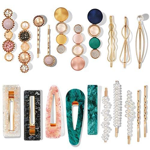 Close up view of Mehayi colorful pastel macaron style alligator clips for women.
