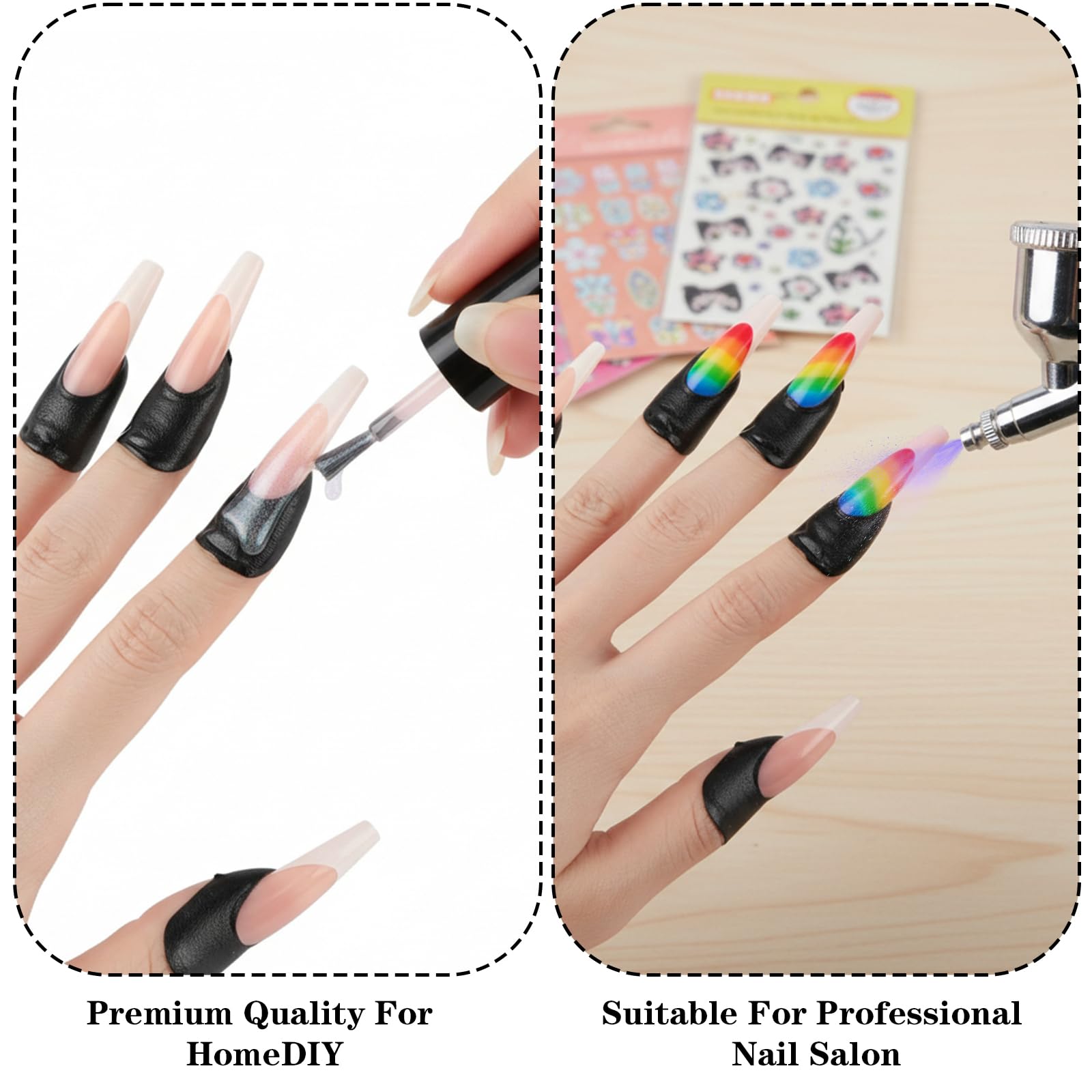 Sonew nail art finger guards for gel polish