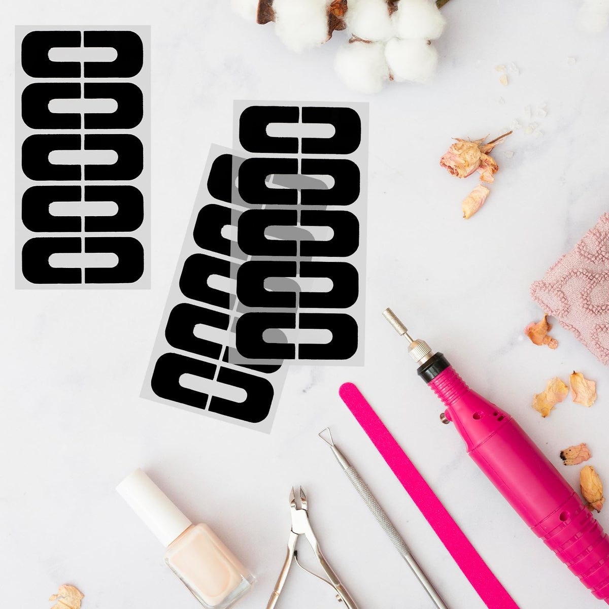 Complete Sonew nail grooming kit accessories display