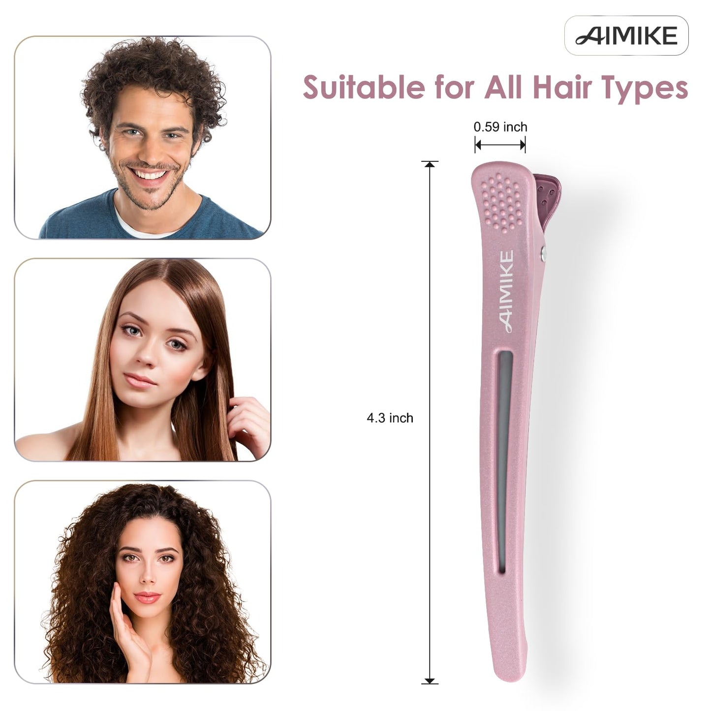 AIMIKE imported USA professional hair accessory set packaging for salon and home use
