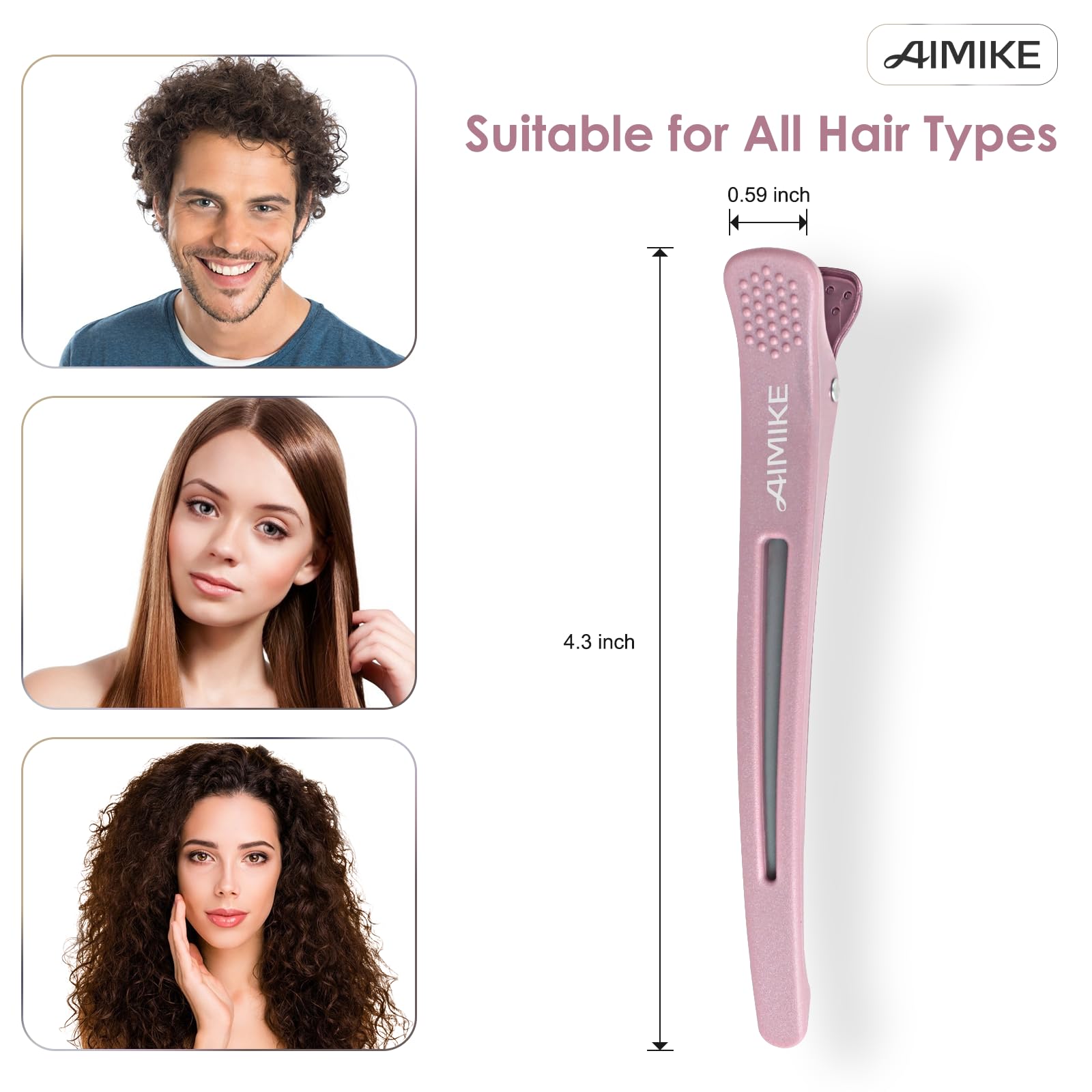 AIMIKE imported USA professional hair accessory set packaging for salon and home use