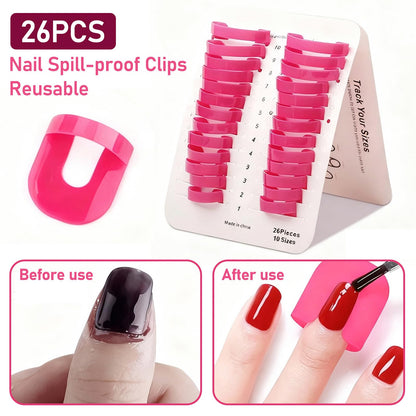 Guang-T nail painting guide tools for clean edges