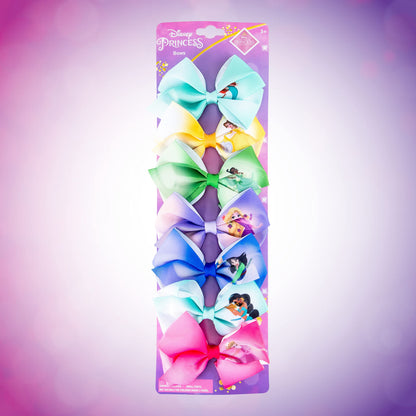 Side perspective highlighting the durable design and clasp mechanism of the kids styling bows.