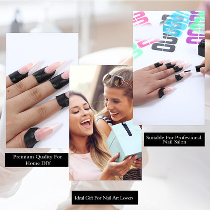 Full collection of ten sheets of Gjinxi disposable spill-proof nail polish barriers