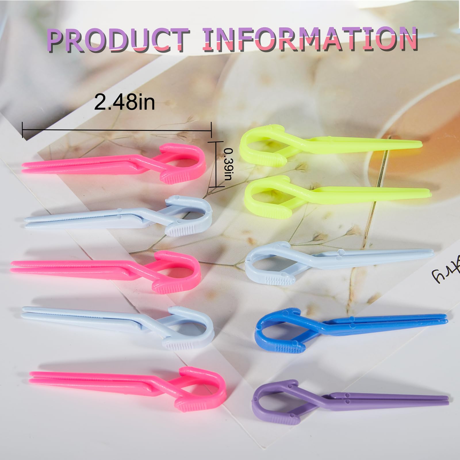 Assorted colors of Xeaohesy nail polish shield clips for manicure