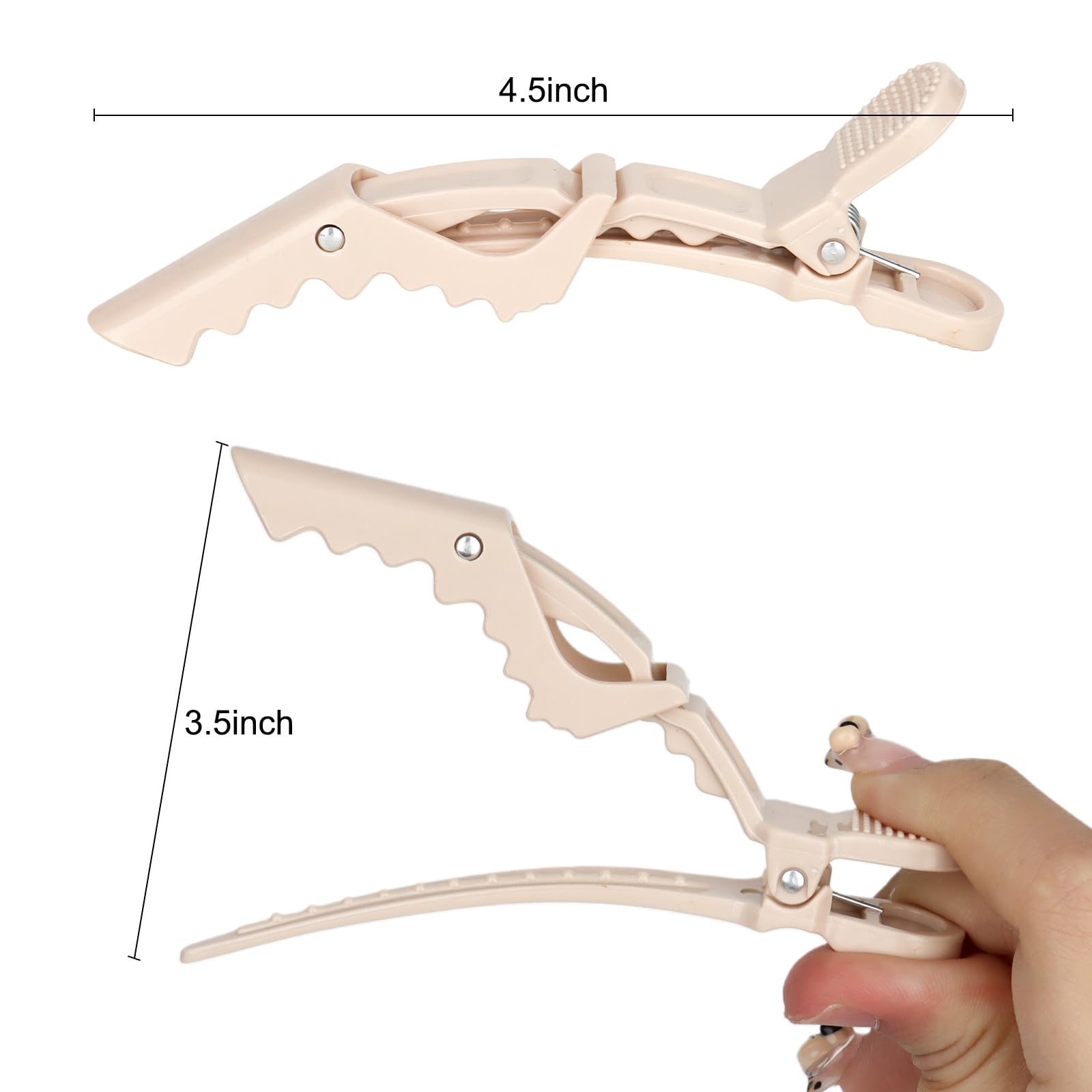 Ondder professional salon hair sectioning clips set