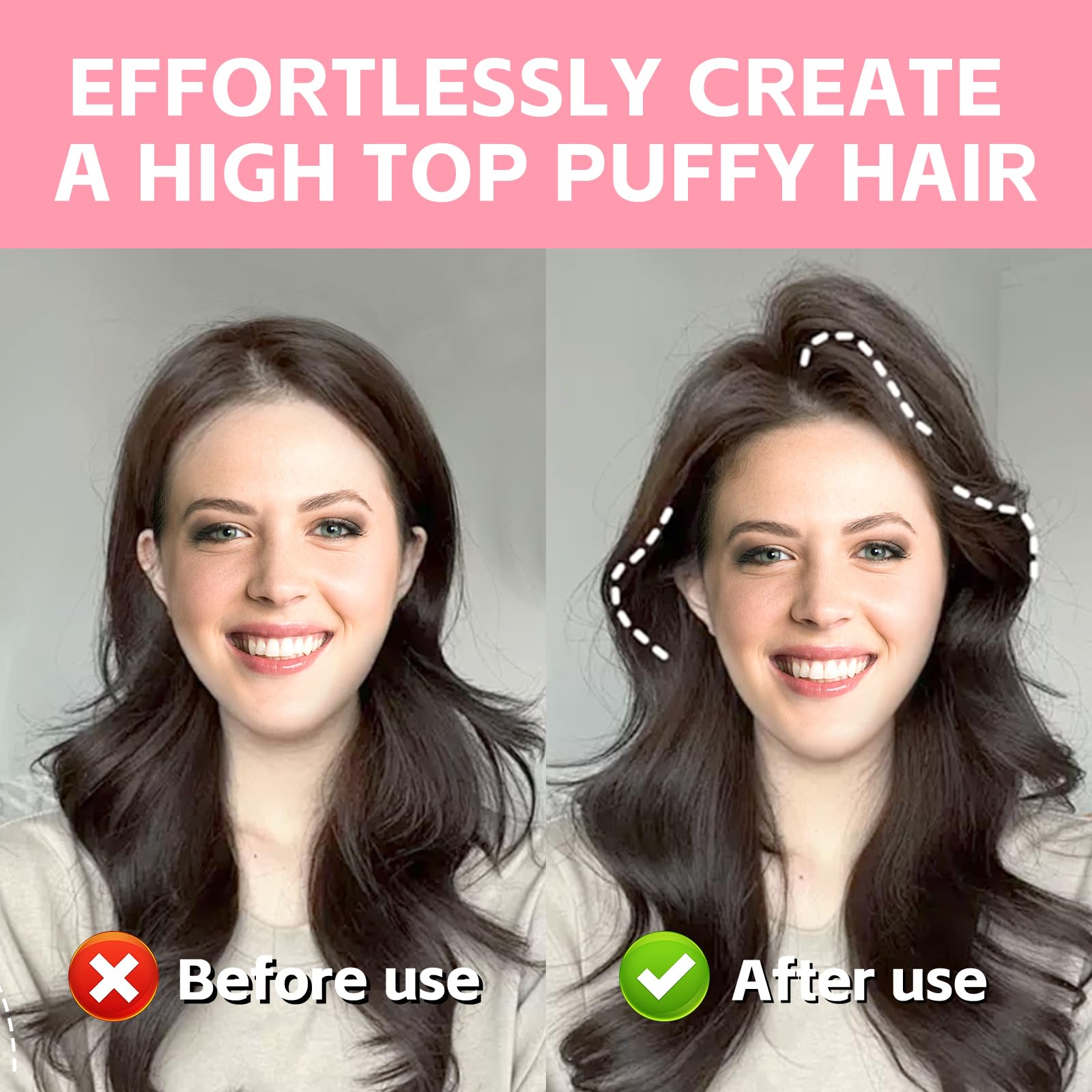 Branbox hair volume root lifting clips for women