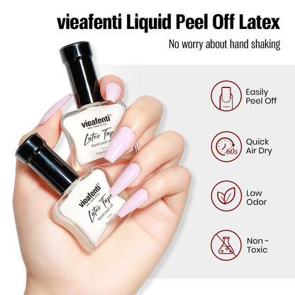 Authentic PUEEN imported liquid latex packaging showing product size and details