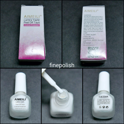 Authentic USA imported liquid latex cuticle protector for clean manicures