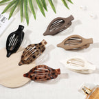 USDNice French flat claw clips set of six pieces
