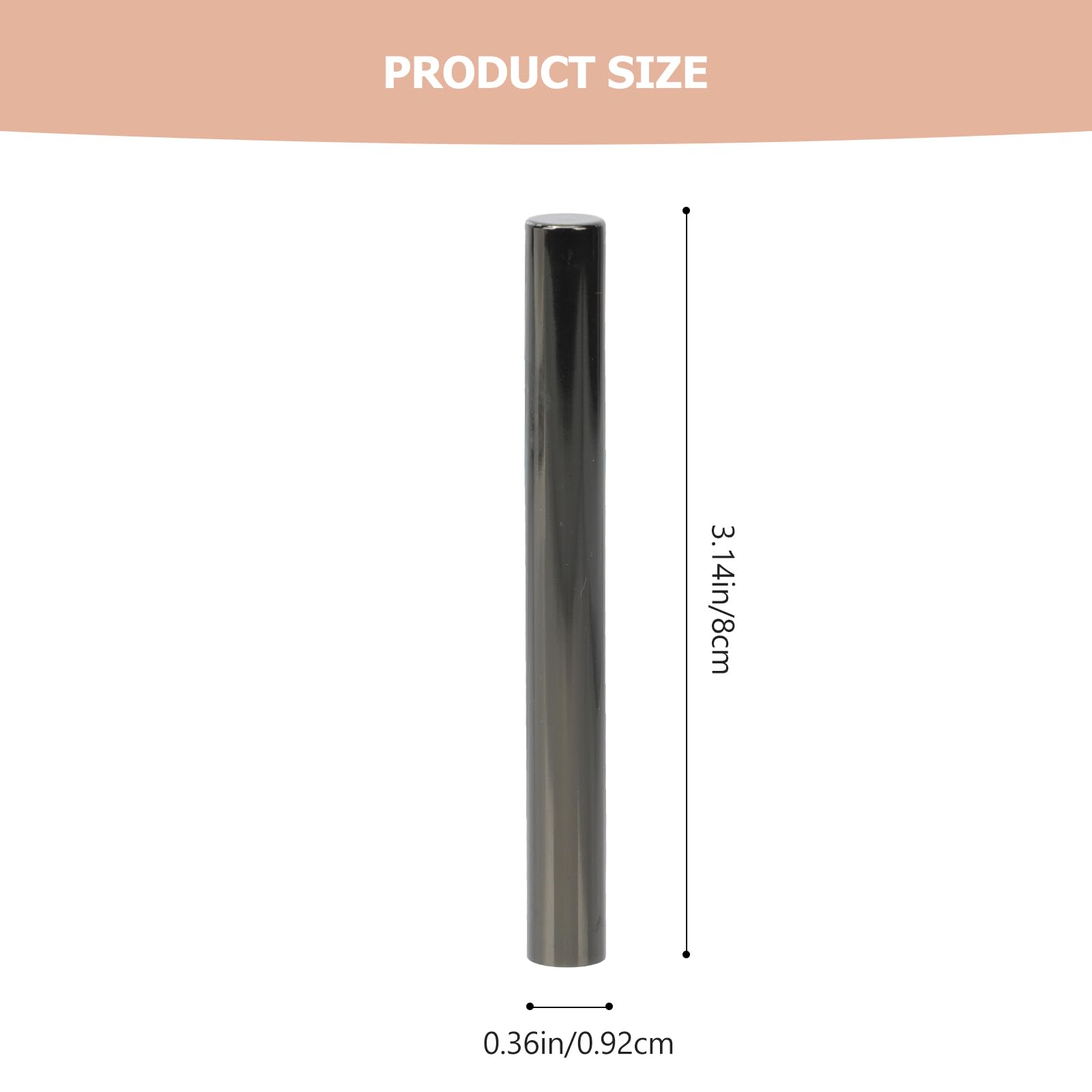 Five piece set of gunmetal nail brush protectors