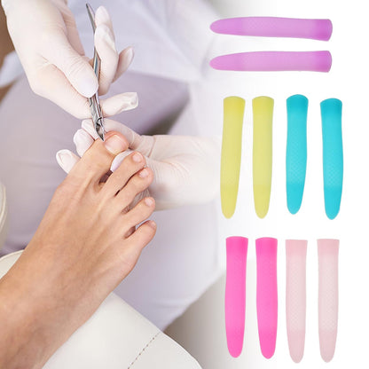 Close up of textured non slip surface on Mipcase manicure tool handle covers