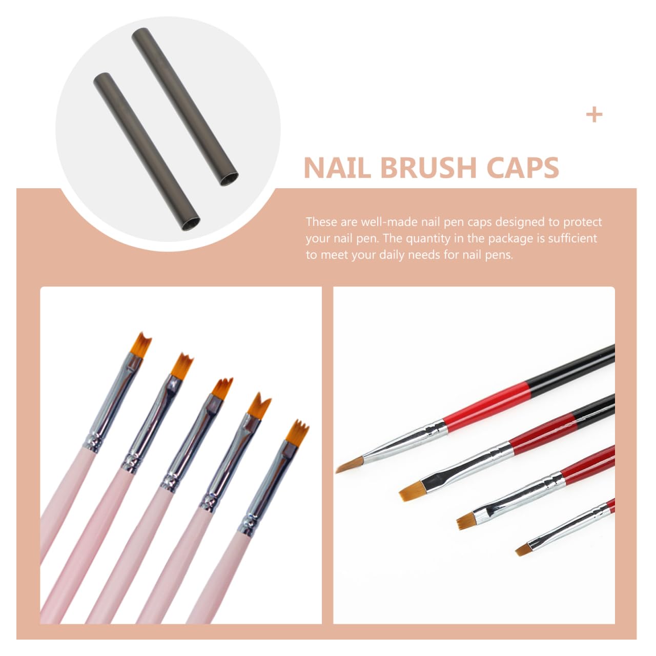 Detailed view of sealed manicure pen cover design