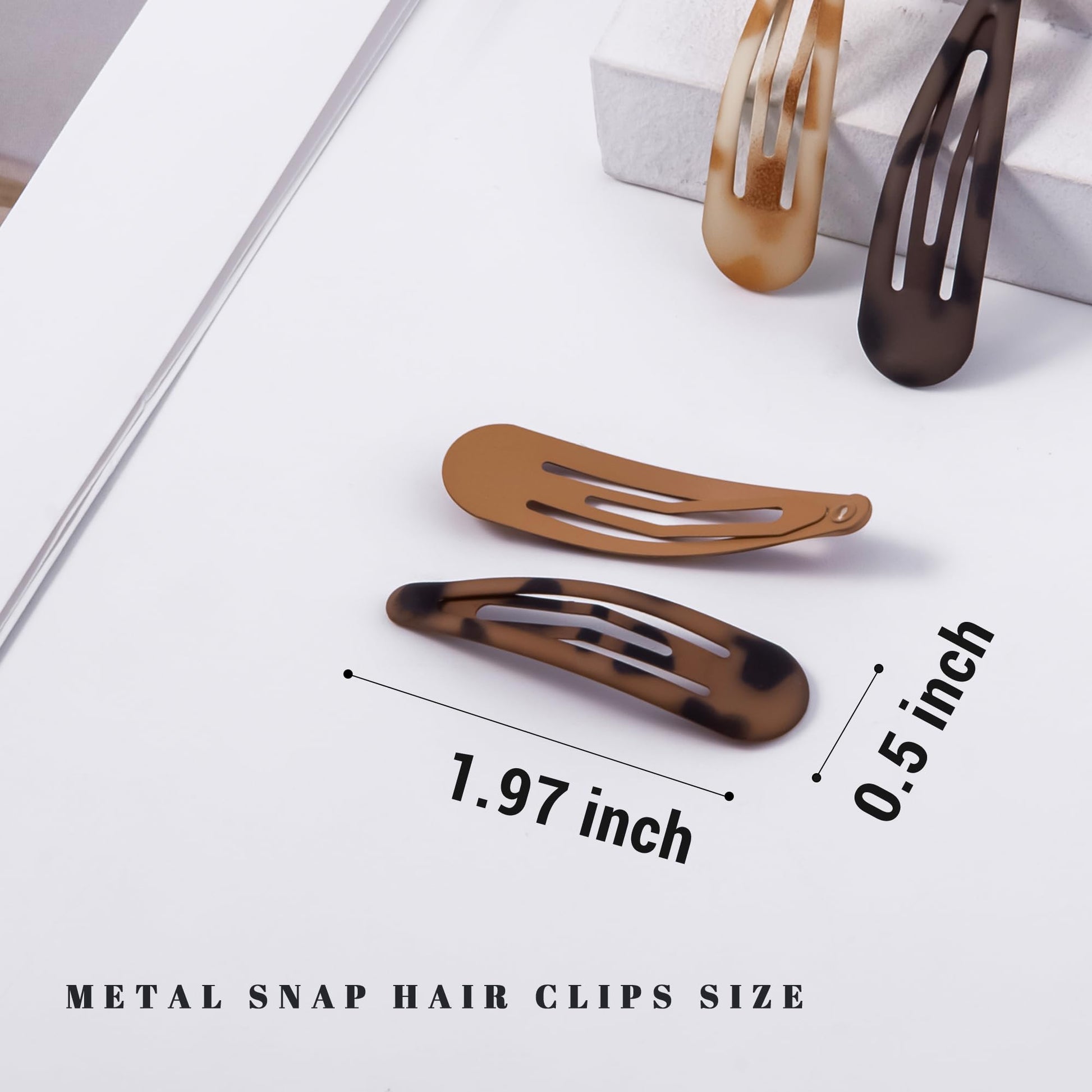Cptots 20 piece metal hair clip set for fine hair