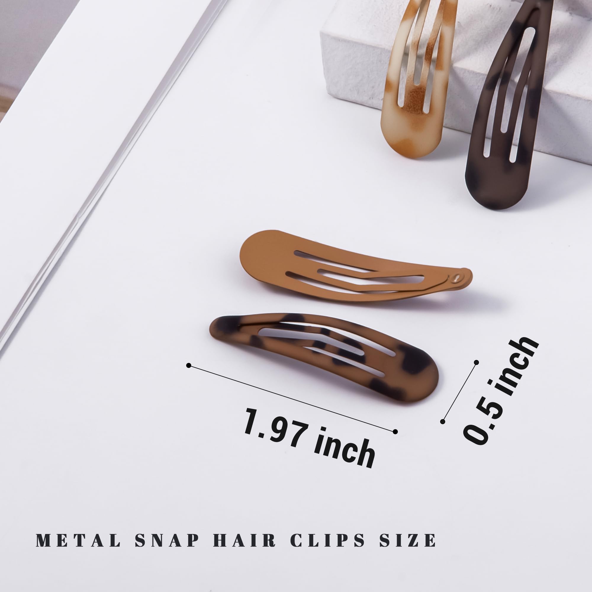 Cptots 20 piece metal hair clip set for fine hair