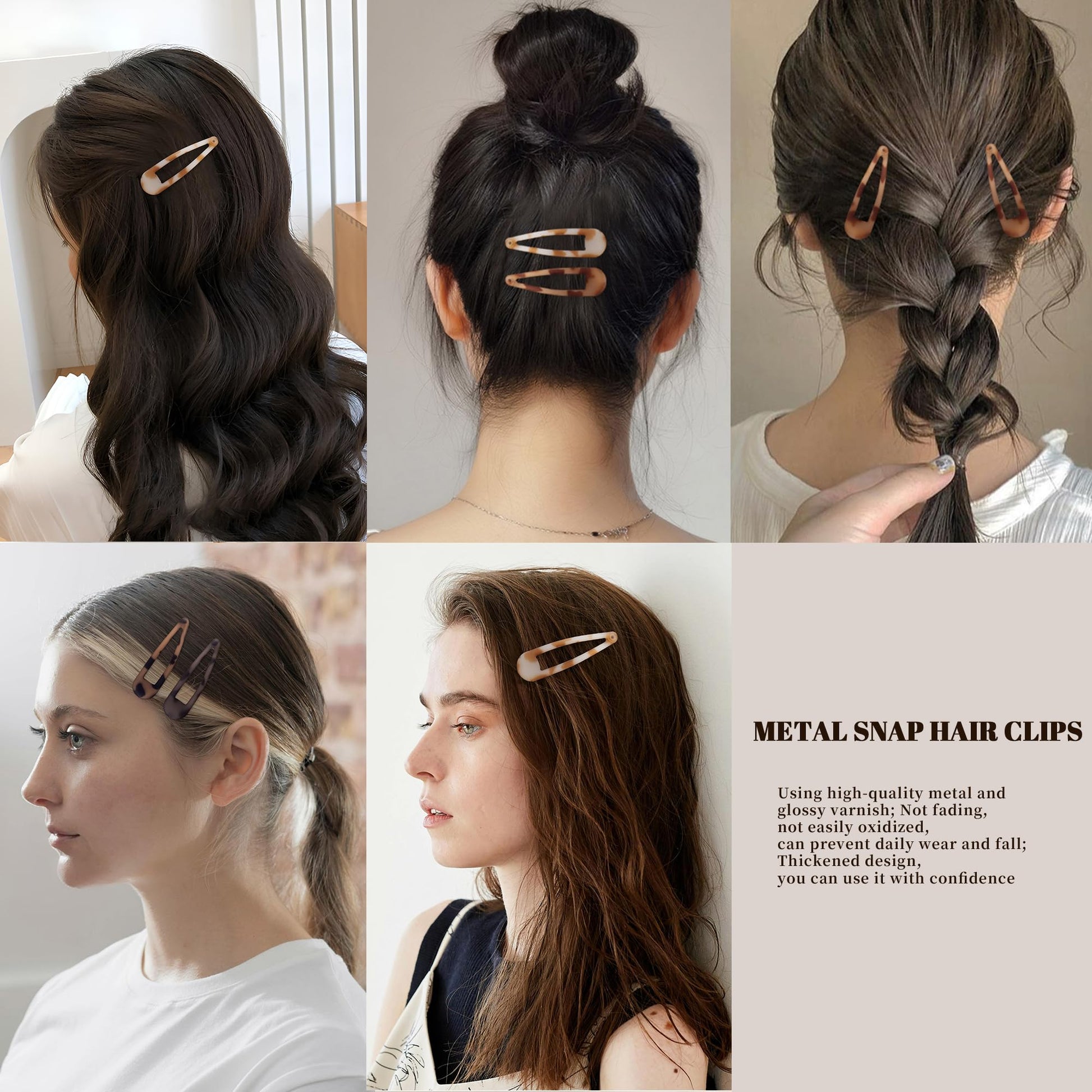 Cptots hair accessories arranged for styling thin hair