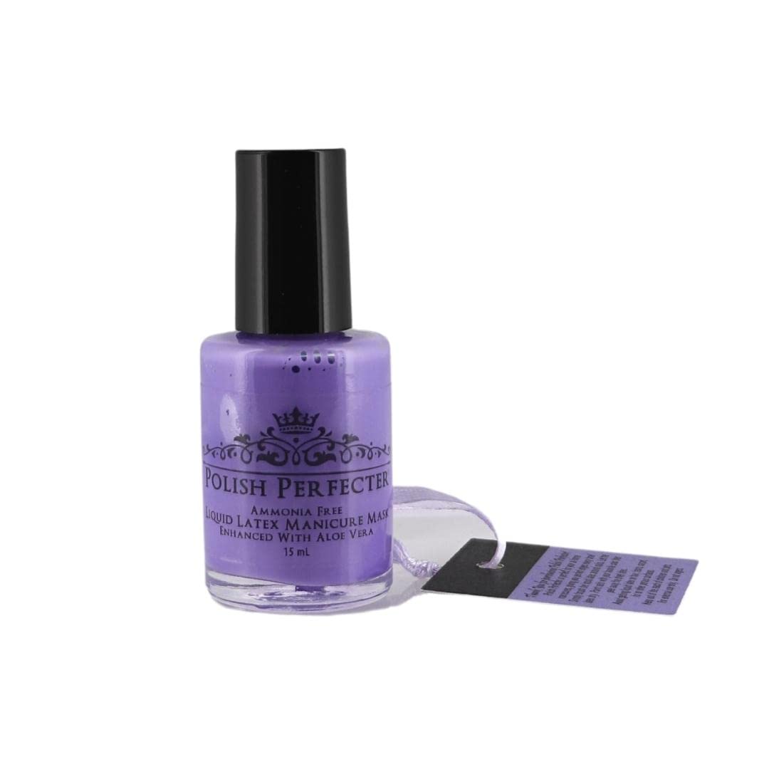 Liquid latex for nails used as a protective mask during messy stamping art technique