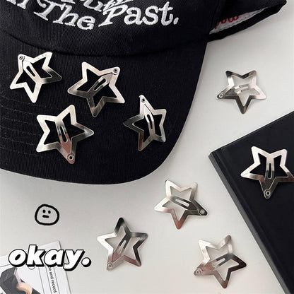 Durable metal snap hair barrettes for women styling fine hair.