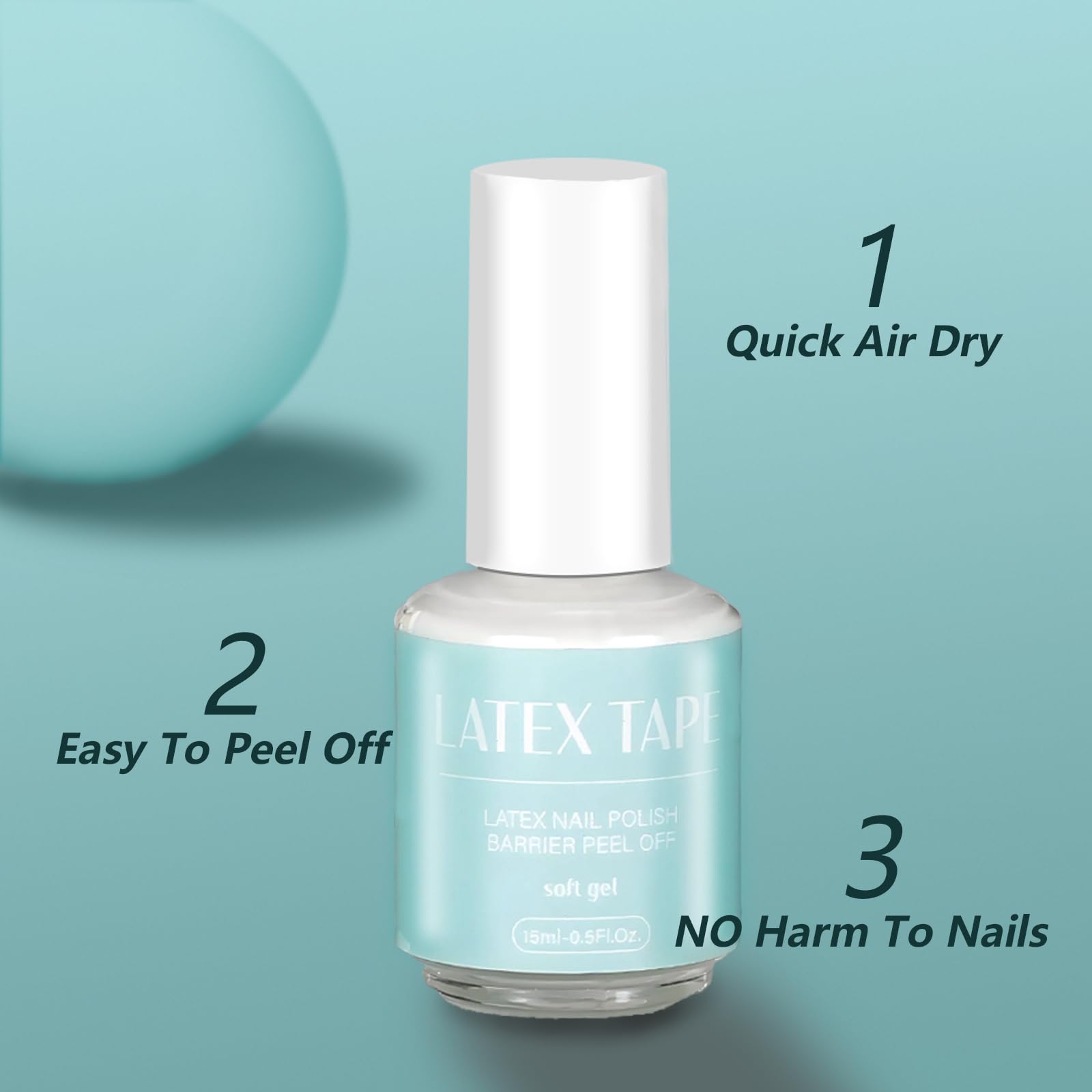 Peeling off the flexible white latex tape from the cuticle after a stamping nail art session