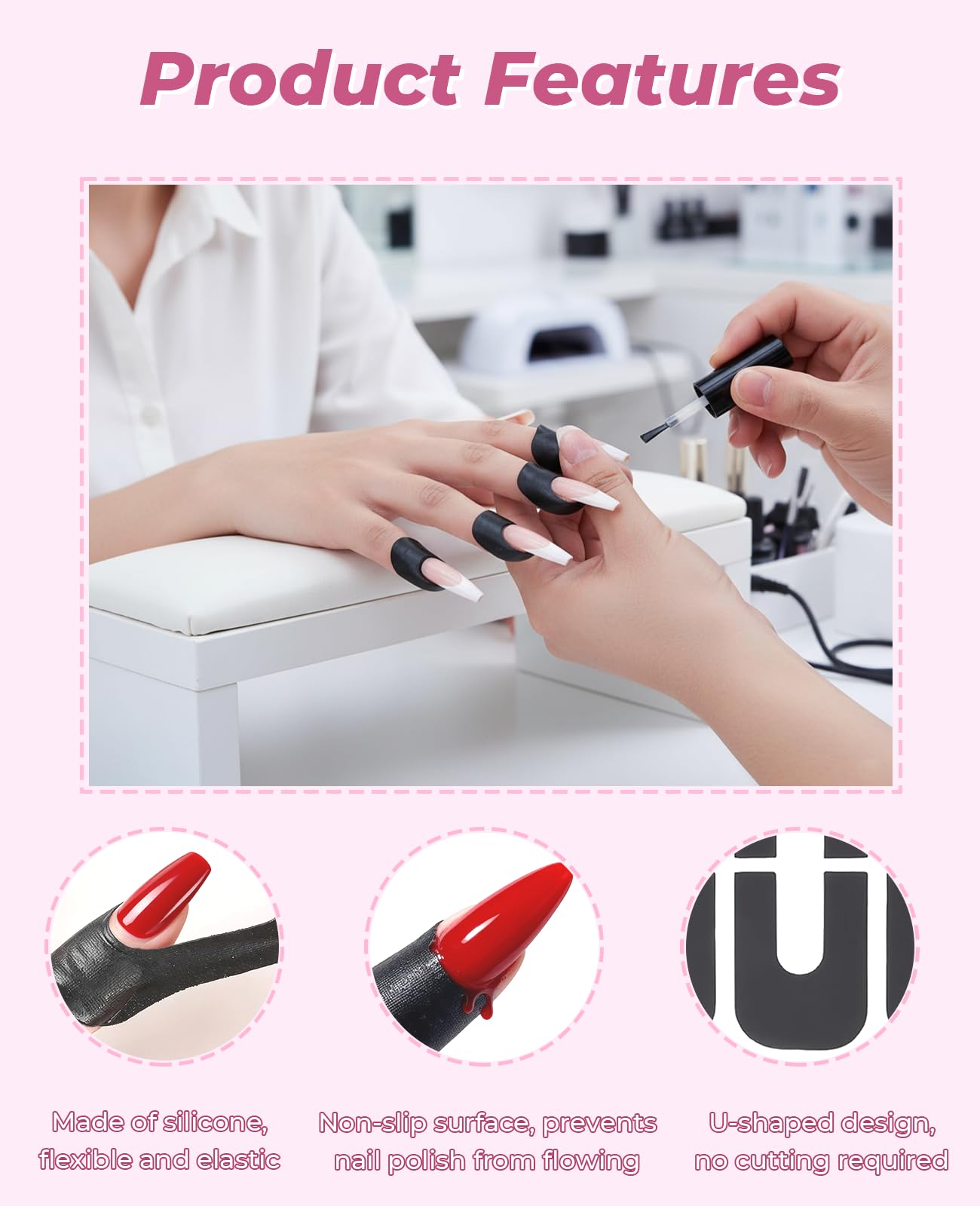 Disposable peel off finger guards for nail painting