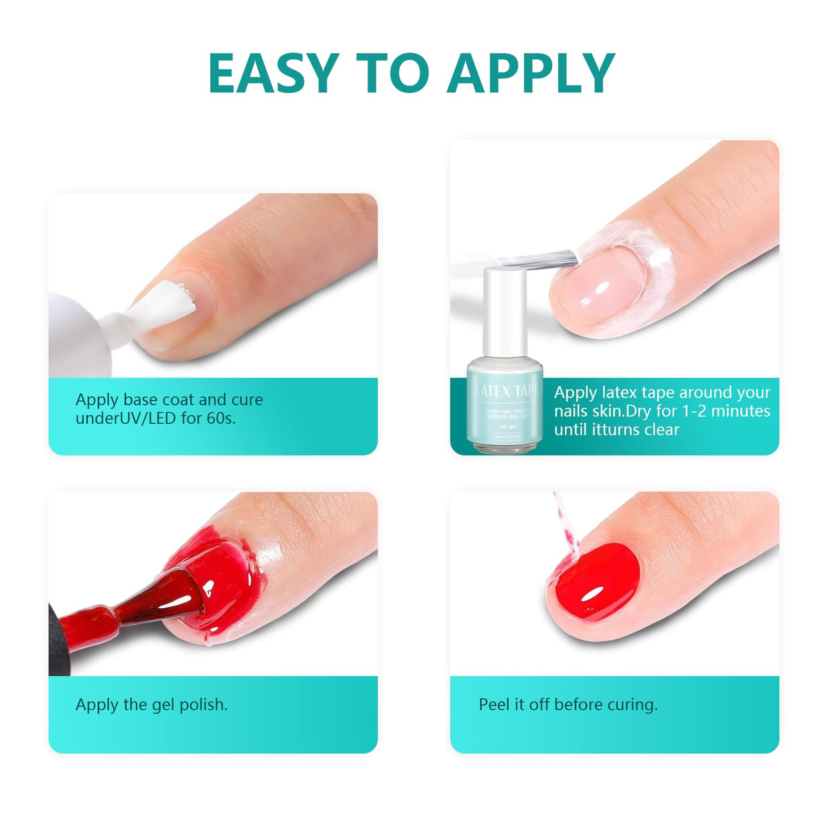 Kulis professional soft gel cuticle protector box and bottle layout