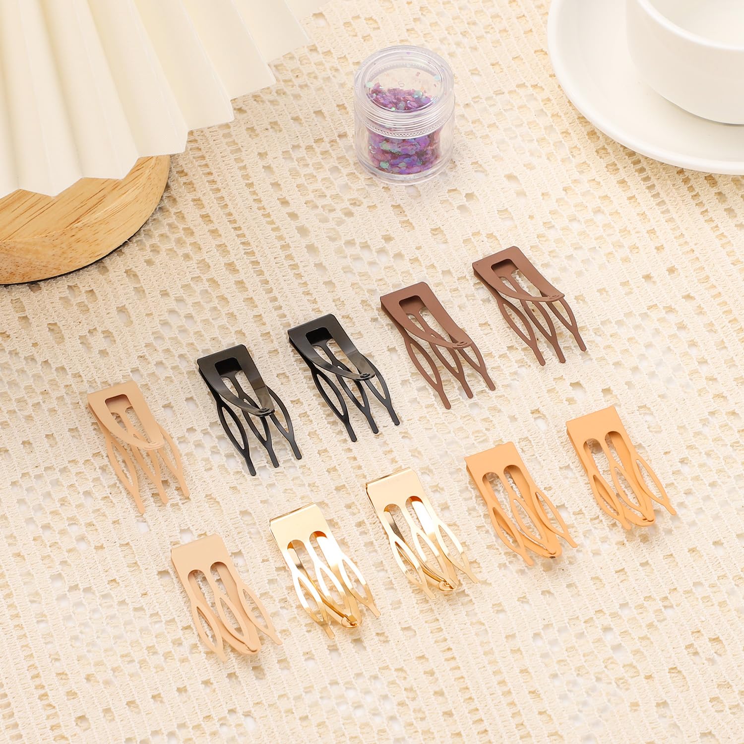 Sightor hair barrettes packaging demonstrating authentic imported beauty tools dimensions