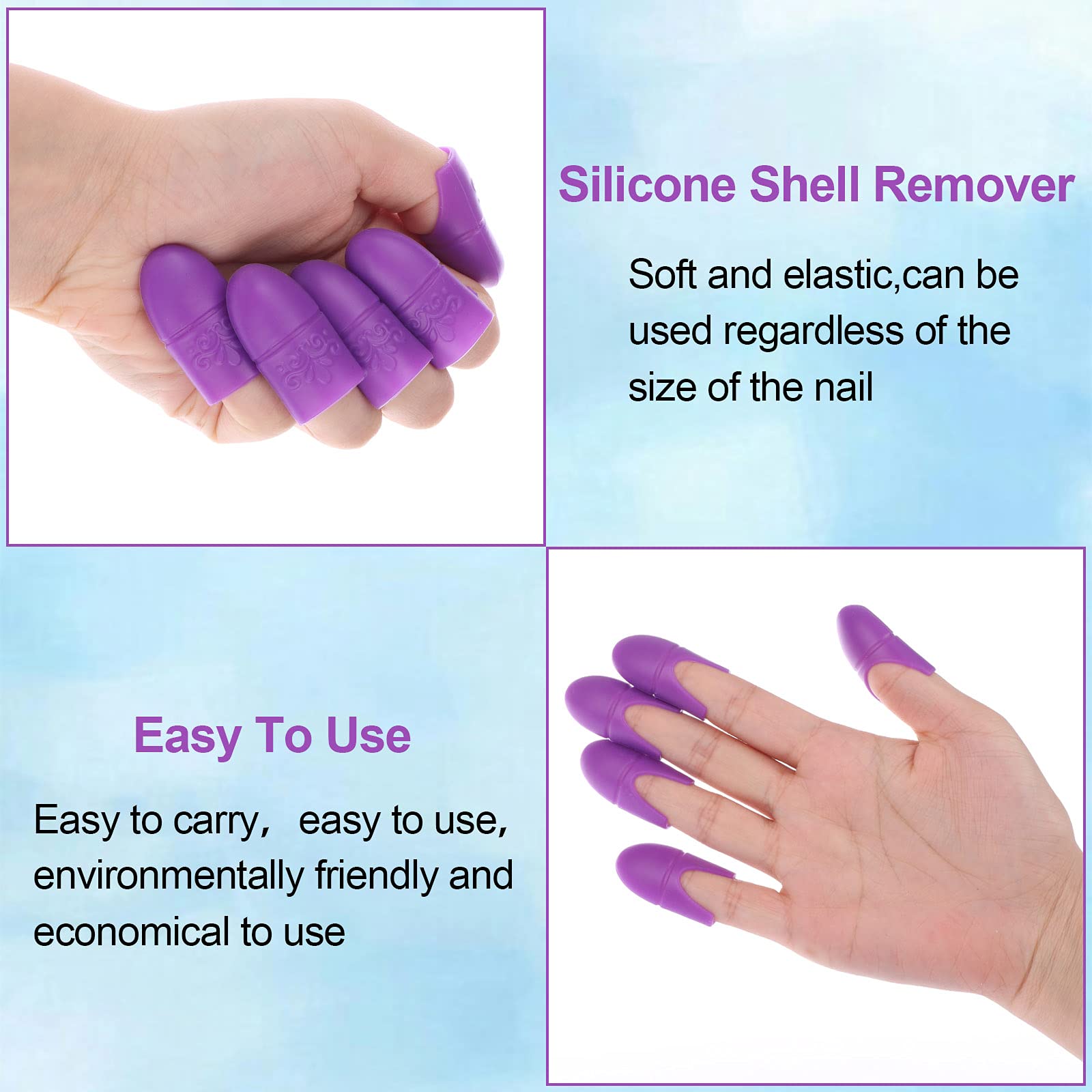 Professional manicure tool included with Piaopiaoniu finger protector set