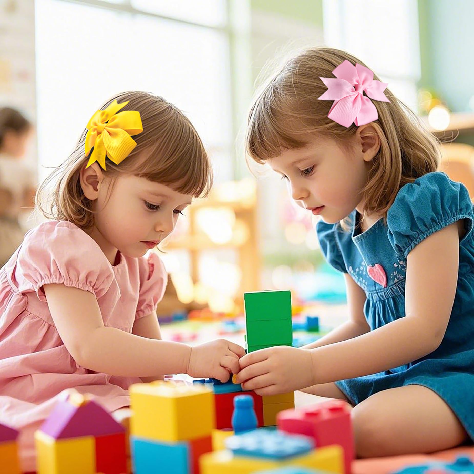 Authentic imported kids hair accessories for pigtails and braided hairstyles
