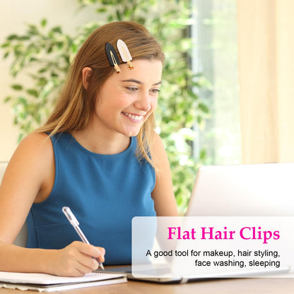 Six count premium professional makeup clips packaging layout