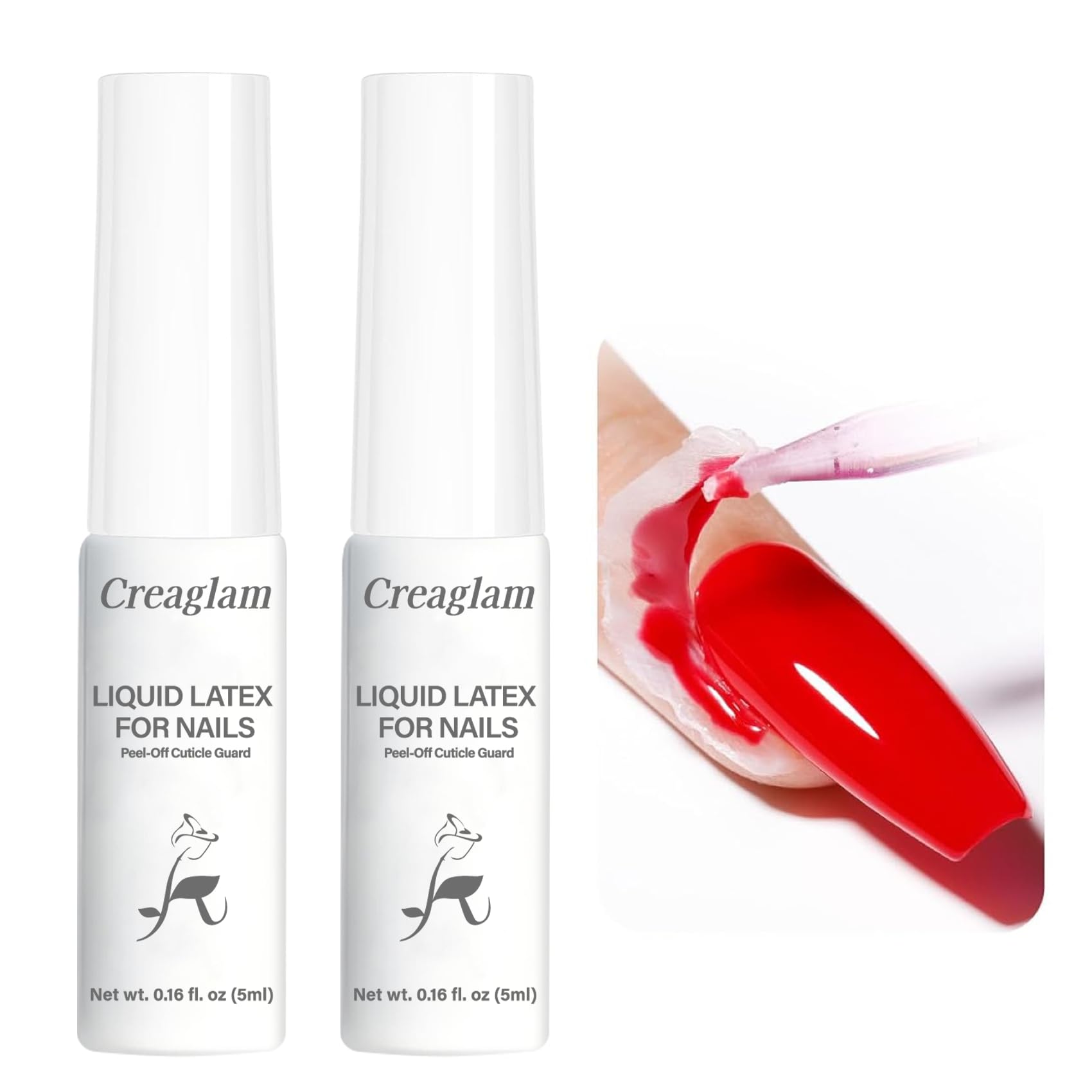 Creaglam nail cuticle guard bottles set