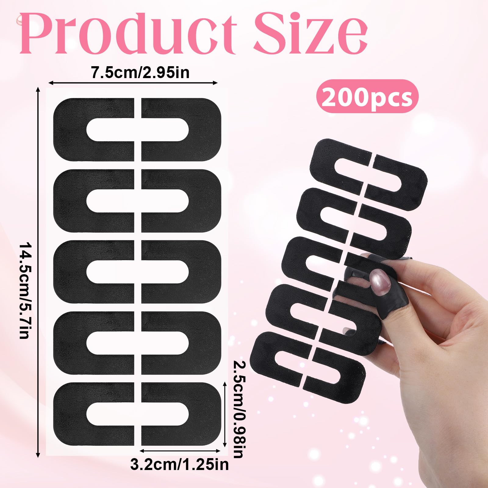 FdcZeyxior nail polish finger barrier stickers front view