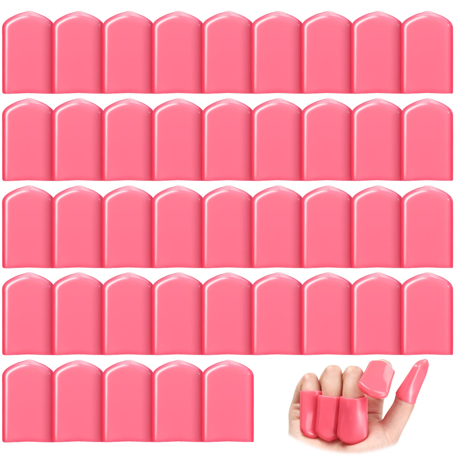 Loopeer imported beauty accessory shields worn on fingers for lifestyle demonstration.