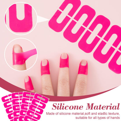 Odorless premium quality nail guard tape pack for stamping and painting clean manicures
