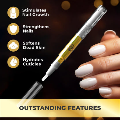 ECCO PURE professional manicure and pedicure accessory pen highlighting the twist mechanism at the base.