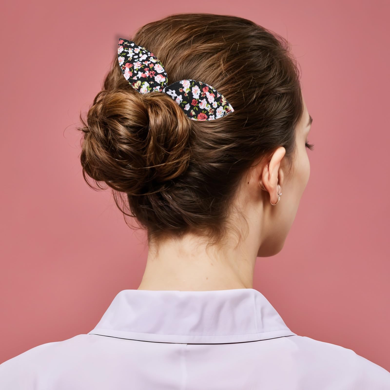French twist hair bun tool packaging view for women styling