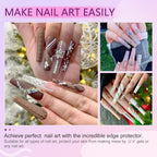 Saviland liquid latex nail art supplies retail box display