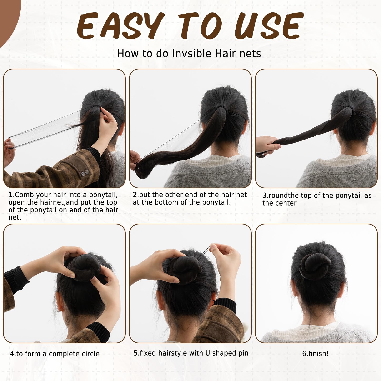 Zonon U-shaped metal hair pins in storage