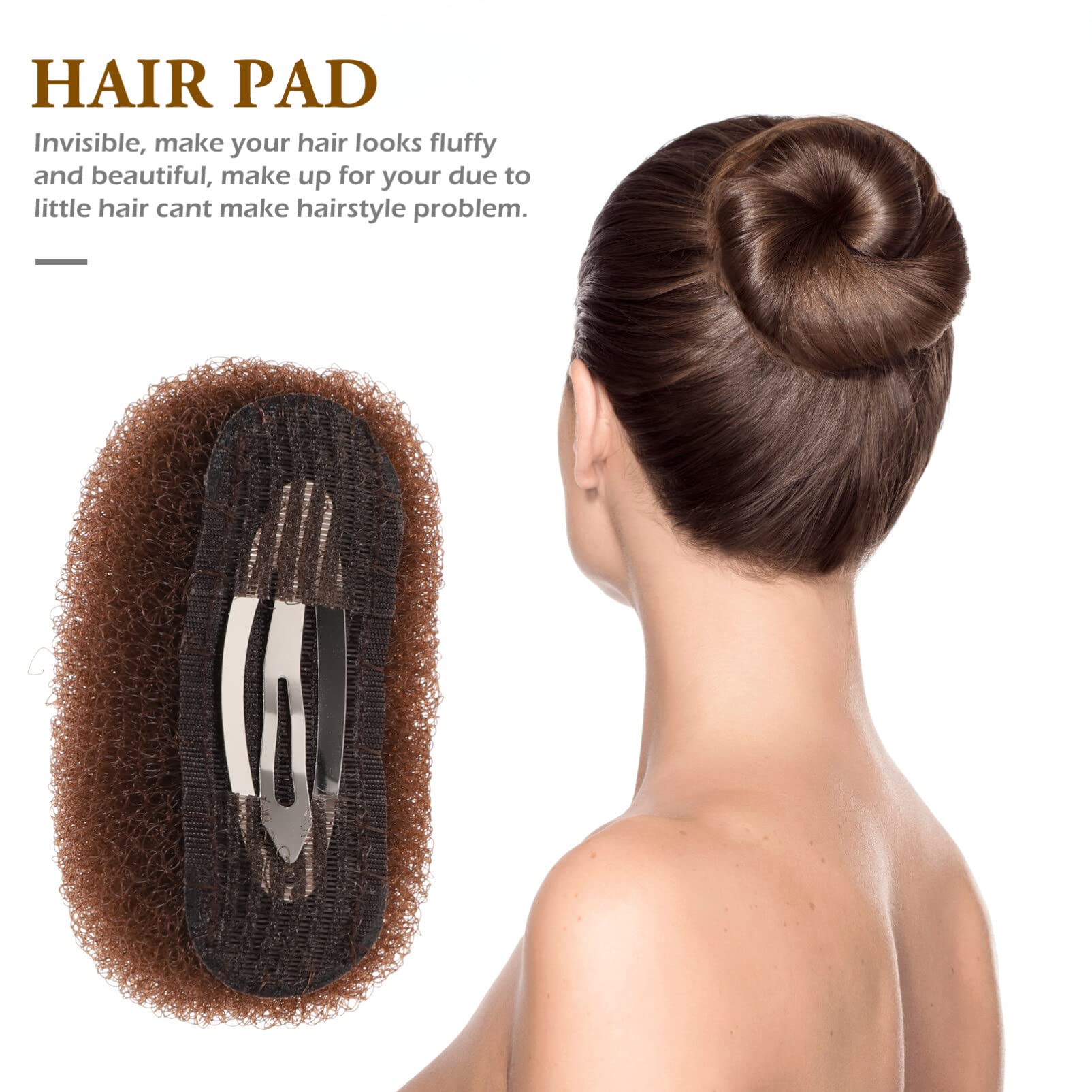 Close up view of the puff hair head cushion insert detailing the self-gripping mesh texture.