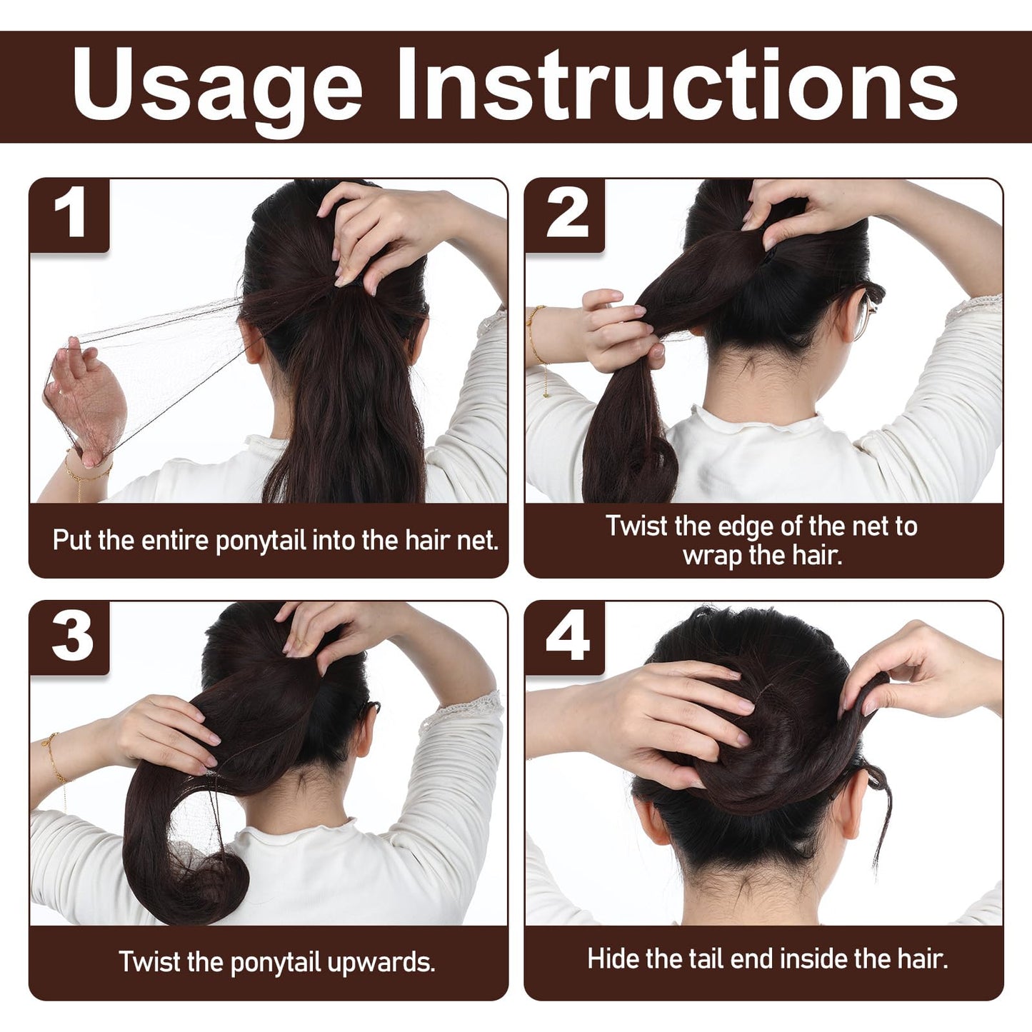 MaopaoBeauty nylon hair net for food service use