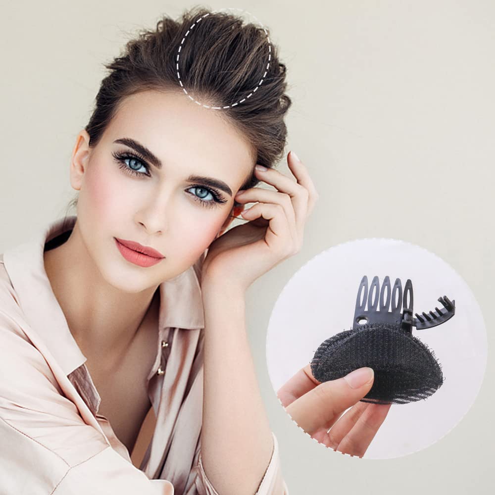 TCOTBE hair bump up combs with integrated clips showing the lightweight plastic construction