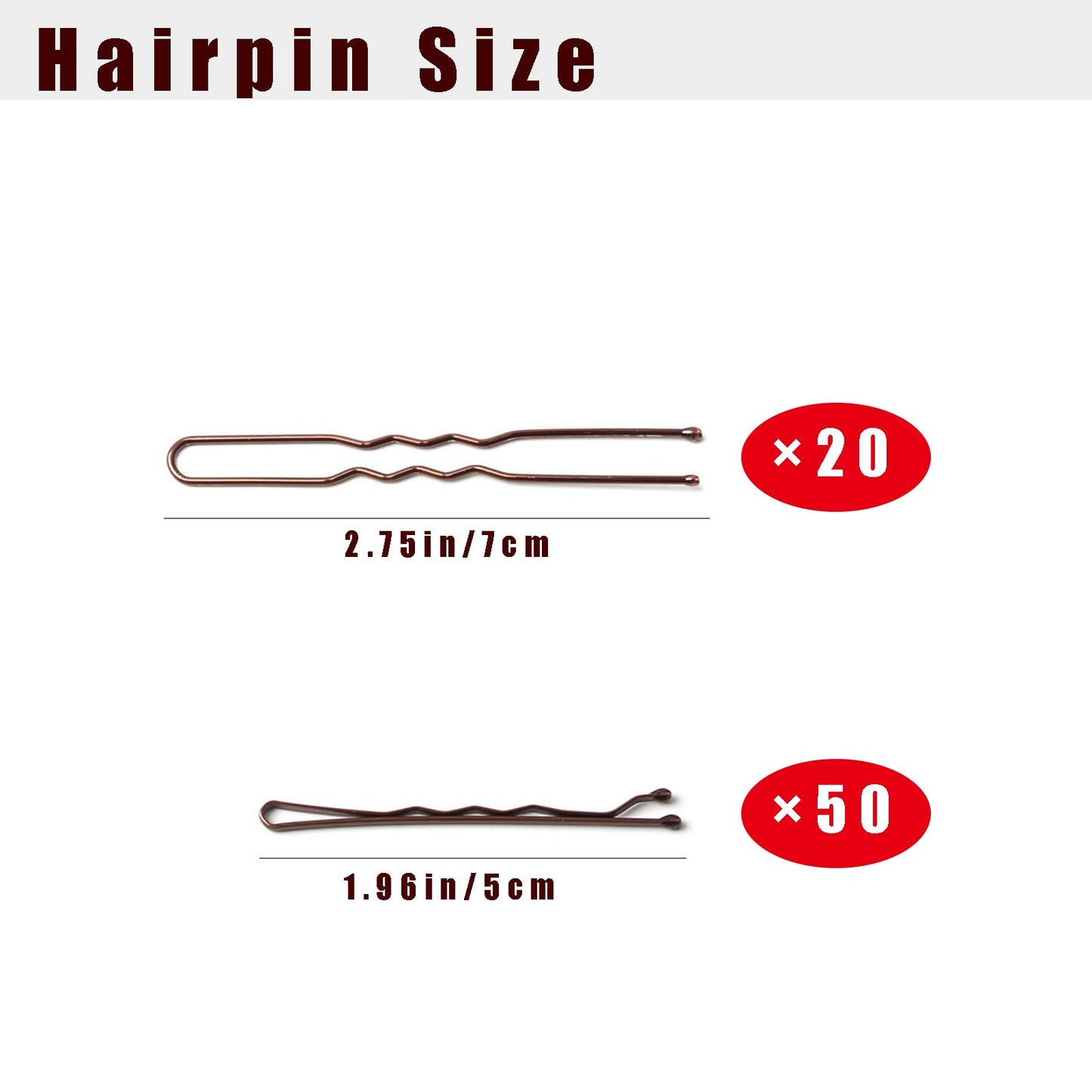 Close up of dark brown nylon hair volume filler for buns