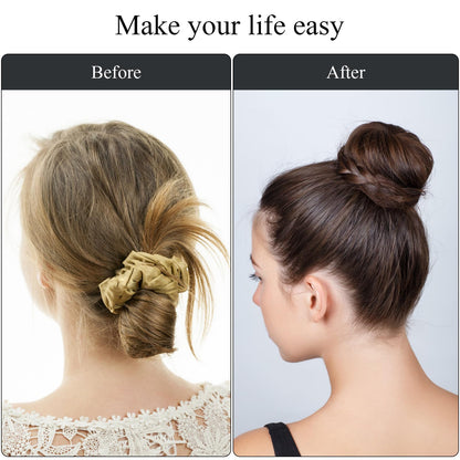 HOFASON ballet hair bun accessories kit for girls featuring small sponge rings