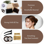 Assrect volume insert demonstrated on blonde hair model