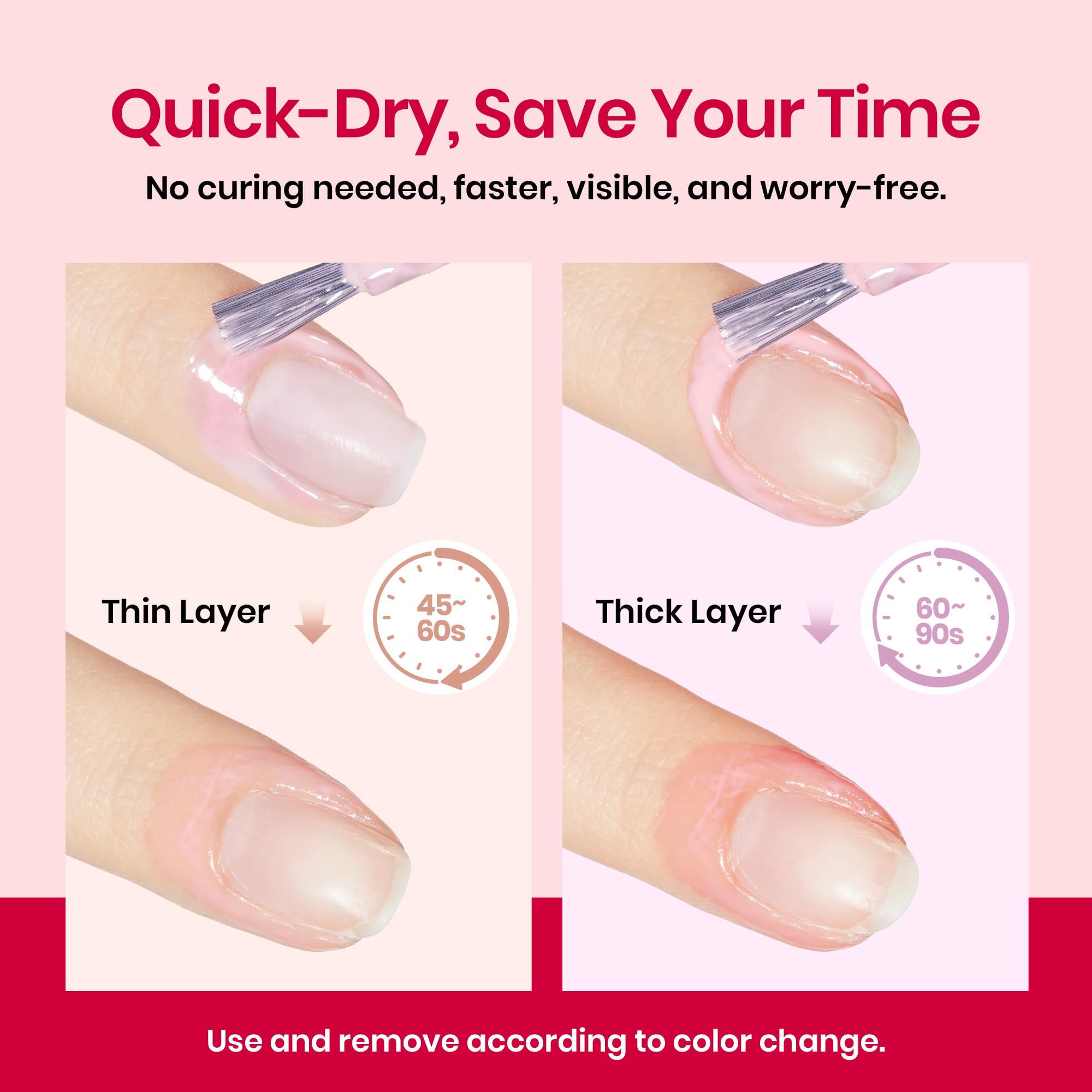 Beetles 15ml liquid latex nail tape packaging with included care stick