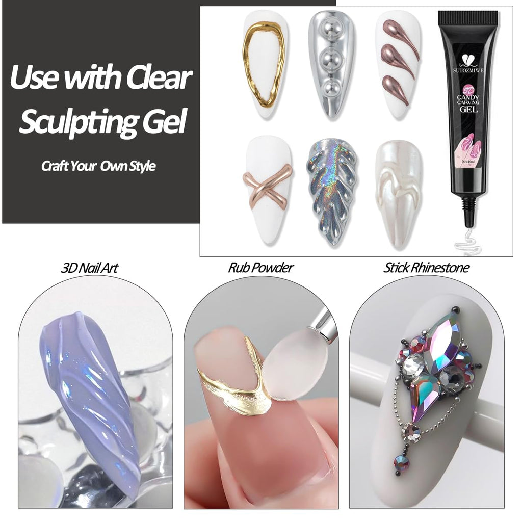 Complete manicure kit contents layout