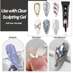 Complete manicure kit contents layout